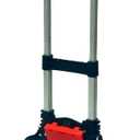 Magna Cart Stair Climbing 6-Wheel Folding Aluminum Hand Truck Dolly Cart with Tote Attachment Ideal for Moving Boxes, Groceries, Heavy Equipment, Red