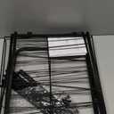 AIYAKA Can Rack Organizer, 3 Tier Stackable Can Storage Dispenser,for Food Storage, Kitchen or Pantry, Storage for 36 Cans, Black