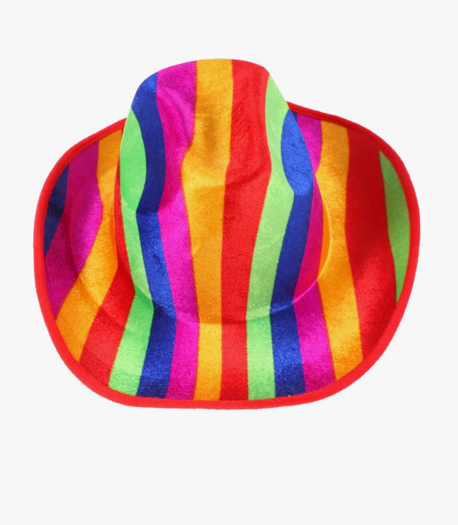 Vaguelly Art Clown Hat Accessory Stage Performance Cap for Adults Boys and Girls