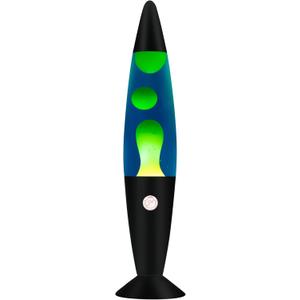 Vanful Magma Lamp with Yellow Wax in Blue Liquid 16 Inches Volcano Lamp for Adults Home Room Office Christmas Thanksgiving Day Decoration Glitter Lamps Great Present for Kids Boys Girls