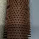 34" Extra-Tall Wall Mounted Cat Scratcher  Vertical Sisal Rope Scratching Post for Large Cats, Space-Saving Cat Wall Climber with Self-Grooming Brush & Hanging Ball, Modern Beige