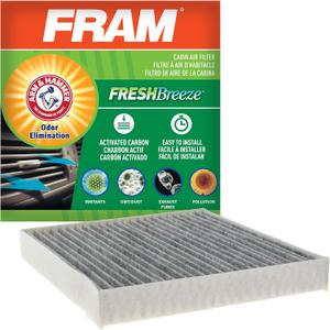 FRAM Fresh Breeze Cabin Air Filter Replacement for Car Passenger Compartment w/Arm and Hammer Baking Soda, Easy Install, CF10140 for Select Nissan, Infiniti and Mitsubishi Vehicles