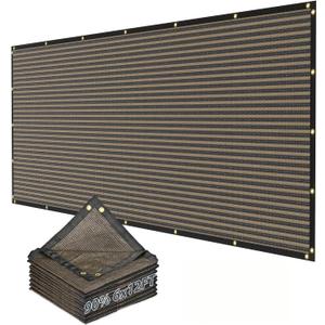 90% Sun Shade Cloth, Kesfitt 6x12FT Garden Shade Cover with Reinforced Grommets, Mesh Tarp Sun Privacy Screen for Greenhouse, Plant, Pergola, and Backyard Patio Sunshade (6ftx12ft)