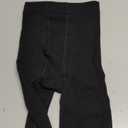 oeat Women's Opaque Fleece Lined Tights - Winter Thermal Tights with Control Top (Medium, Black)