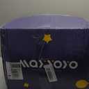 MAXYOYO Bean Bag Chair for Adults, Large 4 ft Bean Bag Chair with Foam Filling, Ultra Soft Fur Lazy Sofa for Living Room Bedroom, Machine Washable Cover (Black)