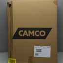 Camco Collapsible Utility Laundry Basket - Waterproof Design Easily Fits Into Compact Spaces | Great for Traveling, RVs, Trailers Camping, Dorms, Small Spaces and More - (51903), White/Gray, Large