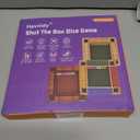 1-4 Players Shut The Box Dice Game, Traditional Wooden Pub Bar Board Game, Family Classics Tabletop Version Games for Classroom, Party, or Pub