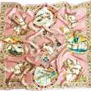 100% Pure Mulberry Silk Scarf 43*43 Large Square Lightweight Headscarf Womens Hair Wraps Shawls with Gift Packed