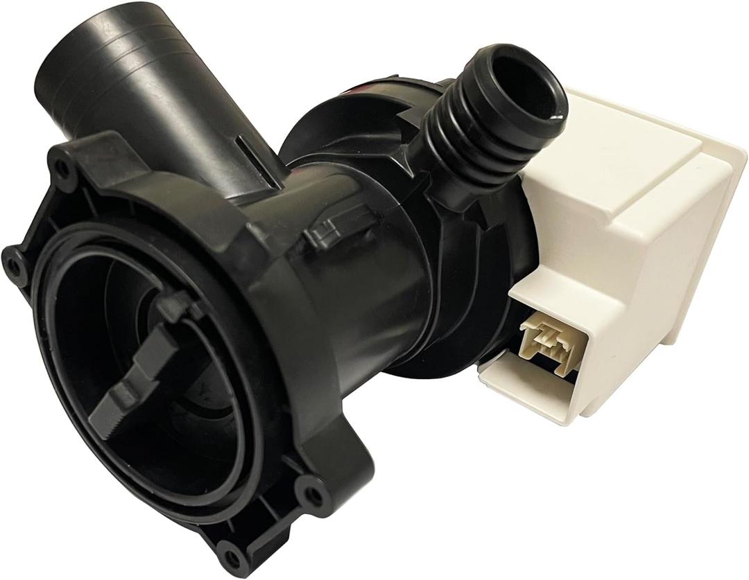 W10465252 Washer Drain Pump Assembly Fit for Whirlpool Maytag Washing Machine AP6021852 PS11755180 W10192988 WPW10465252, Compatible with MHWC7500YW0 WFC7500VW0 WFC7500VW1 WFC7500VW2 (Fits: MHW, WFC)
