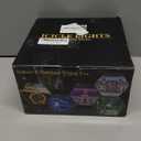 33ft Icicle Lights for Outside, Blue and White Christmas Lights Outdoor Indoor, 400 LED Twinkle String Light with 75 Drops Short Curtain Light for Thanksgiving Room Home Wall Bedroom Window Decoration