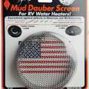 JCJ Enterprises M-1800 Mud Dauber Screen for Truma and Alde Water Heaters 110 mm (Airstream)