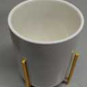 SIEBOLD Flatware Caddy Silverware Organizer for Spoons, Knives and Forks with Shiny metal frame Tray for Farmhouse Kitchen Decor and Countertop(5.9'' * 3.9'')