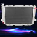 4 Row Radiator for 1985-1997 Ford Bronco F250 F350 F150 F Super Duty F53 V8 5.0L 5.8L 7.5L V8 Pickup Radiators 4 Core Full Aluminum Radiador