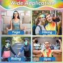 12 Pack Tie Dye Cooling Towel Tie Dye Print Sports Towels Rainbow Party Supplies 40"x12" Rainbow Breathable Chilly Towel Colorful Towels for Men Women Camping Running Outdoor Sports Party