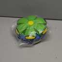 2PCS Dog Flying Disc Toy, Pet Toy Flying Saucer Ball with 3 Light for Dogs, Dog Toy Outdoor Toy Doggy Disc Ball, Outdoor Games (Green+Blue)