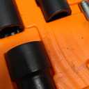 XEWEA 9PCS Lug Nut Extractor Set, 1/2" Drive Impact Bolt Remover Socket Tool, Wheel Lock Removal Kit, Easy Out Extractor Set for Damaged, Frozen, Rusted, Rounded-Off Bolts, Father's Day Gift