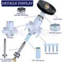 2 Pack Pre-Greased 918-04197B Spindle Assembly Replaces MTD 918-04197A Spindle Assembly 618-04197 MTD Spindle 5.75 618-04197B 618-04197 Spindle 618-0324 918-04197 918-0427C 918-0427D 618-0427