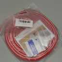 19.6' Flexible Quarter Round Molding, Peel and Stick Shoe Molding Baseboard,Selfadhesive Corner Trim for Wall Floor Edge, Bendable Rubber Trim for Stair,Countertop,Backsplash, Bathroom Bathtub (White)