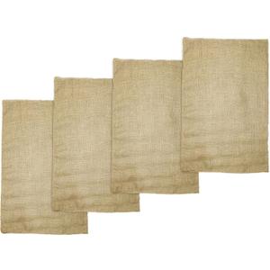 COTTON CRAFT Potato Sack Race Bags - Jute Burlap Sacks for Kids and Adults - Playground Fitness - Outdoor Fun Games Birthday Picnic Easter Jumping Bag Garden Toys Storage Santa Sacks -24x39 6 Pack