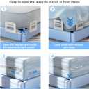 Bed Sheet Holders Keep Sheets Tight Heavy Duty Bed Sheet Holder Corner Fitted Sheet Straps Fit All Mattress Size Not Easy to Break Gray