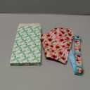 Mile High Life - Cute Bandana Collar | Soft Poly Cotton Fabric Collars for Medium Dogs - Flower & Fruit Pattern (Peony)