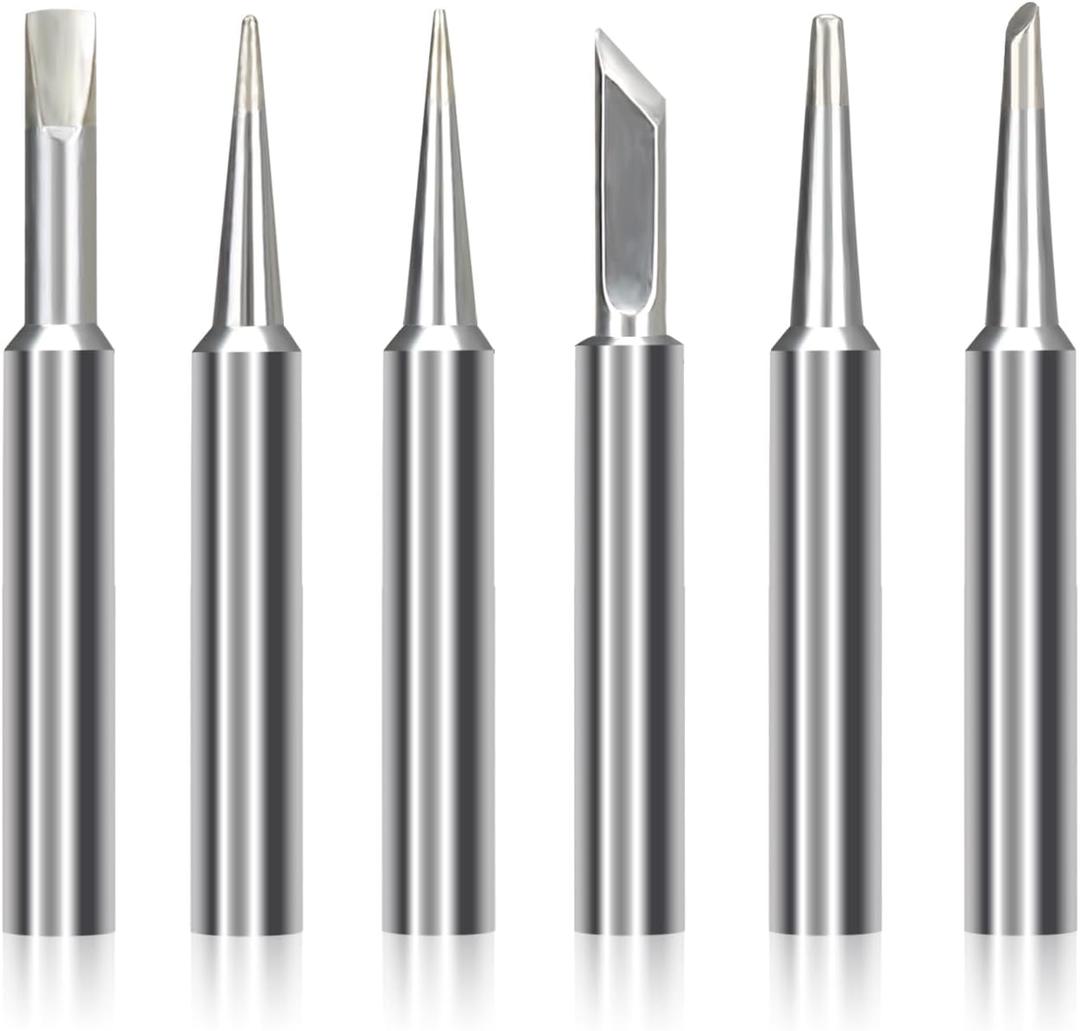 6PCS Soldering Tips for Weller ST Series Tip Replace Weller ST7 WLC100,SP40L / SP40N and WP25, WP30, WP35 Irons Tips