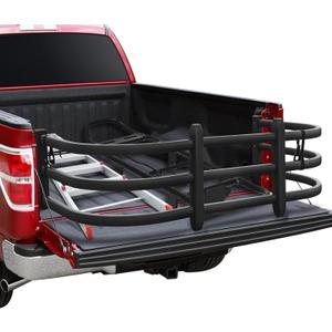 Truck Bed Extender,PickupTailgate Expansion,Fit for Ford F150 7+Titan 7+Sierra 3+Ram 1500/2500/3500,Compatible with All Rails,L55-62" x D24 x H18(Includes Mounting Bracket) Aluminium