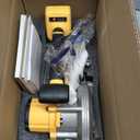 5.5 Inch Cordless Circular Saw for Dewalt 20V Battery, Power Wood Saw with Brushless Motor, 0-45 Cutting Bevel, Max Cutting Depth 1.9"(90), 1.57"(45), Idea for Wood, Plastic, Soft Metal