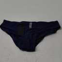 Tempt Me Women Strappy Bikini Bottom Full Coverage Bathing Suit Bottoms Swimsuit Bottom (Small, Navy Blue)