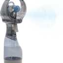 O2COOL Deluxe Handheld Battery Powered Water Misting Fan (Grey)