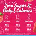 Crystal Light Wild Strawberry Artificially Flavored Powdered Drink Mix with Caffeine, 120 ct Pack, 12 Boxes of 10 On-the-Go-Packets (EXP 11/09/27)