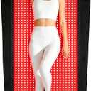 Full Body Red Light Therapy Mat with 1707 LEDs, 3-in-1 660nm & 850nm TPU Infrared Light Blanket, 73" x 36" Foldable Therapy Pad with Timer Controller Pulse Modes for Home Use 192W