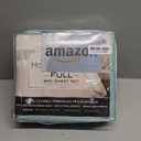 Mueller Ultratemp Full Size Bed Sheets Set, Super Soft 1800, 6 Piece Set, Deep Pocket up to 16", Transfers Heat, Breathes Better, Hypoallergenic, Wrinkle, Aqua