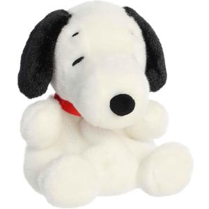 Aurora Adorable Peanuts Palm Pals Snoopy Stuffed Animal - Officially Licensed Toys for All Snoopy Fans - Nostalgic Gift for Adults and Birthday Celebrations - White 5 Inches