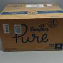 Pampers Pure Baby Diapers, Size 4 (22-37 lbs), 150, Up to 100% Leakproof, Premium Hypoallergenic Soft Diapers