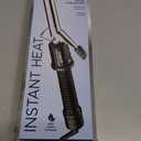 Conair Instant Heat 3/4-Inch Curling Iron, -inch Barrel Produces Tight Curls, Hair Curler for Short to Medium Hair, 25 Heat Setting Hair Curling Iron, Black