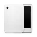 Carbon Fiber E-Reader Skin Compatible with Kobo Clara Colour (2024) - Solid White - Premium 3M Vinyl Protective Wrap Decal Cover - Easy to Apply | Crafted in The USA by MightySkins
