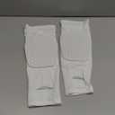 COOLOMG Padded Arm Sleeves Compression Elbow Pads for Volleyball Basketball Football Youth Kids Adult White L