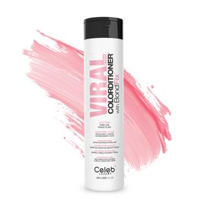 Celeb Luxury Color Depositing Conditioner - Color Refresher with Bondfix Bond Rebuilder, Viral and Gem Lites, Pairs with Colorwash (Light Pink) Celeb Luxury Color Depositing Conditioner - Color Refresher with Bondfix Bond Rebuilder, Viral and Gem Lites, Pairs with Colorwash (Light Pink)