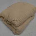 Threadmill Summer Muslin Blankets Queen Size | 100% Cotton 4 Layer Gauze Blanket | Soft, Breathable and Cozy Blanket | Cozy, Lightweight Blankets for Bed Seasons | Beige