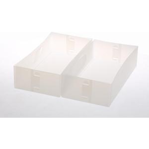 YBM HOME Closet Drawer Organizer for Underwear, Socks, Bras, Ties, Scarves, Foldable Dresser Storage Boxes (Medium Drawer Organizers, Set of 2)