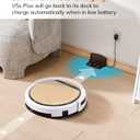 ILIFE V5s Plus Robot Vacuum and Mop Combo with Wi-Fi/App/Alexa, Automatic Self-Charging Robotic Vacuum Cleaner, Slim and Quiet, Cleans Hard Floors Carpets and Pet Hair (V5s Pro Upgrade Version)