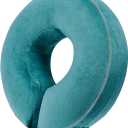 Inflatable Reflective Dog Cone Collar Alternative After Surgery,Doggie Recovery Dount Neck Ecollar,Adjustable Soft Dog Cone Collar for Small Medium Large Dogsm, Light Blue, Medium 10.5"-13"