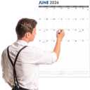 GuassLee Extra Large Wall Calendar 2026-2027, 20"x 30" Gaint Vertical Wall Calendar 2026, Jun. 2026 to Dec. 2027, 19-Month Paper Hanging Planner Wall with Julian Date for Office Home Planning & Organizing, 30"x20"