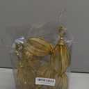 Christmas Ball Ornaments, 6pc Set Gold Rugby,Round Ball, Diamond Pendant Christmas Decorations Hanging,Suitable for Gifting Xmas Tree Decorations Wedding Party Holiday