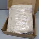 Amazon Basics Lightweight Super Soft, Wrinkle-Free, Breathable Microfiber 4 Piece Bed Sheet Set with 14-Inch Deep Pockets, King, Cream, Solid