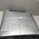 Large Reusable Grocery Bag on Wheels, Foldable Rolling Tote Bag with Detachable Roller (Silver)