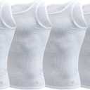 Spyder Mens Pro Cotton Pro Stretch Tank Tops A Shirts (White) Small