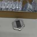 T-SUN Solar Deck Lights Outdoor, 12 Pack Solar Driveway Lights for Outside, 6000K Modes Dock Deck Light Solar Powered Waterproof, Step Light for Yard Pathway Walkway Sidewalk Stair (Hexagon-Cool White)