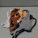 FINETOO 10 Pack G-String Thongs for Women Cotton Panties Stretch T-back Tangas Low Rise Hipster Underwear, Size S